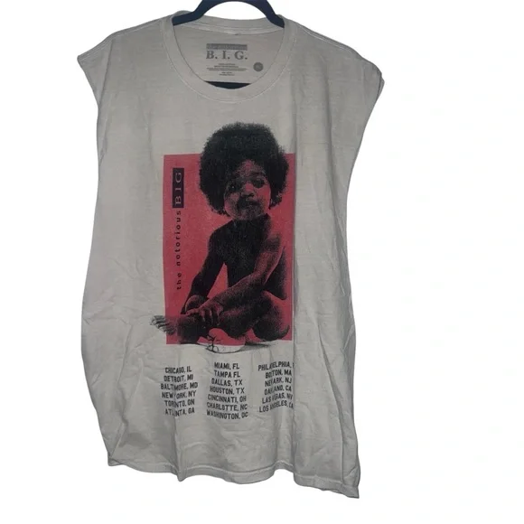 Graphic Black & Pink Tank Top – Size XL, Bold Print, 100% Cotton - Picture 4 of 8